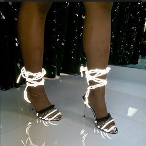 Worn once; Color: Gray, Silver, Black